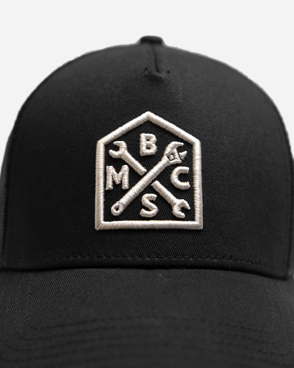 BSMC Moto Club Cap - Black studio image close up