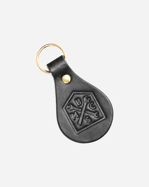 BSMC Moto Club Keyfob - Black studio image front