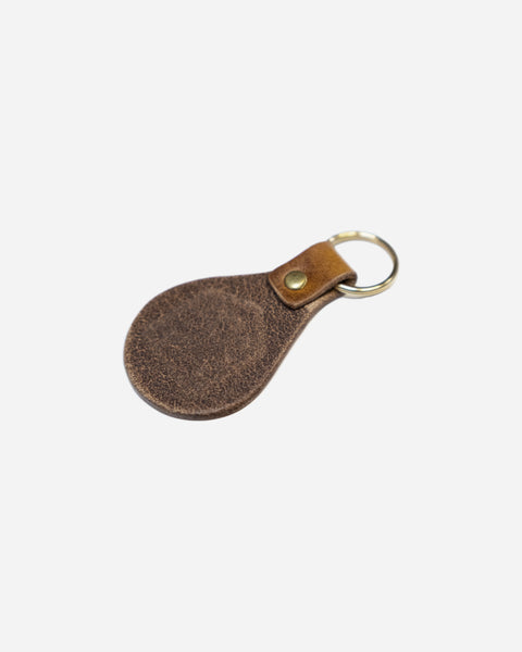 BSMC Moto Club Keyfob - Brown studio image rear