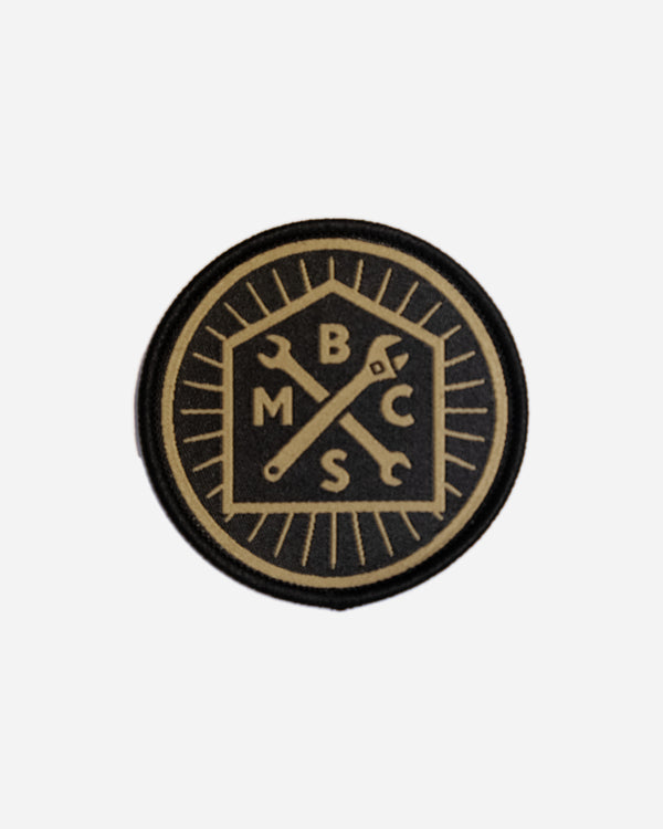 BSMC Moto Club Spanners Patch - Black/Gold