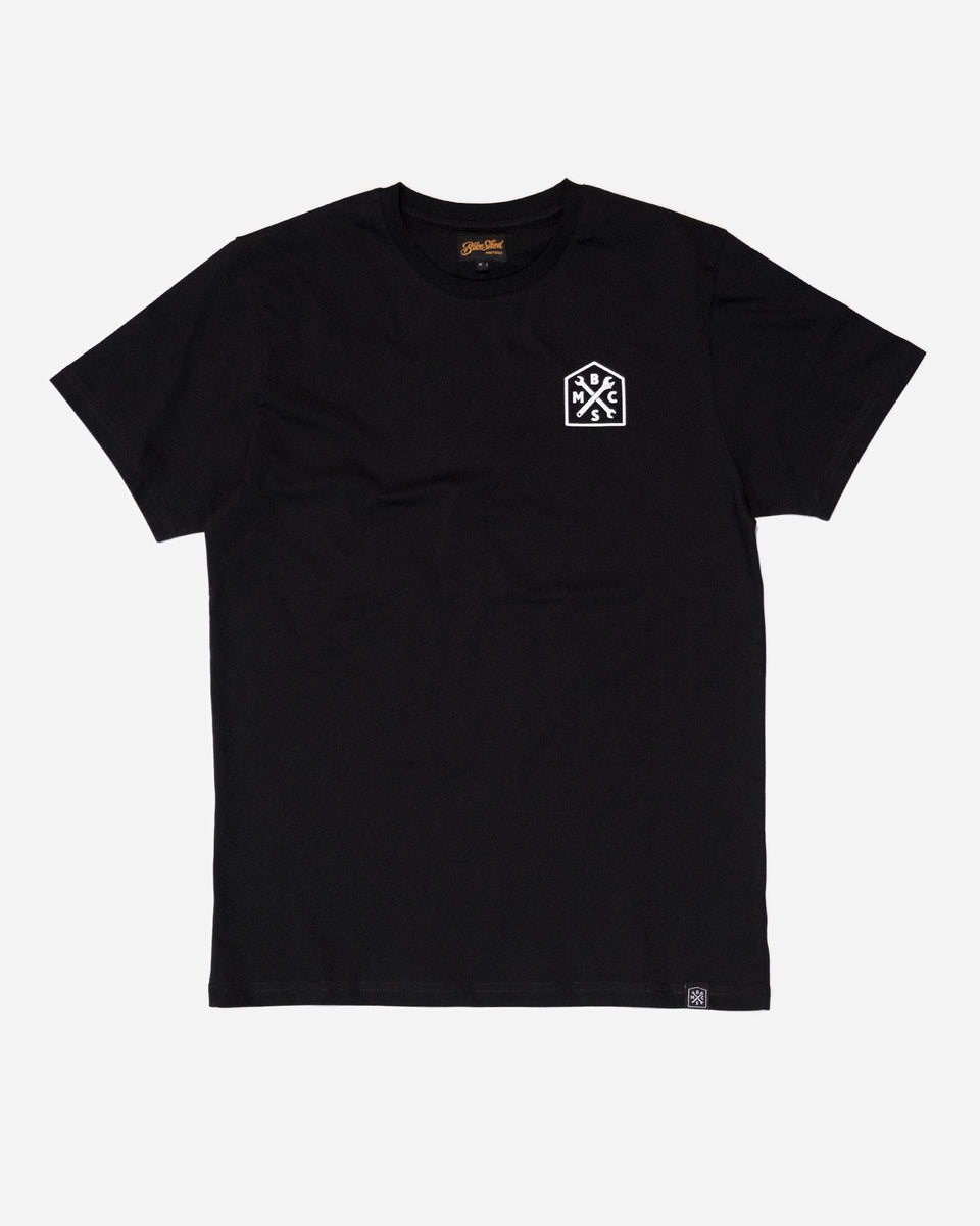 BSMC Moto Club T-Shirt - Black studio image front